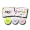 nobrand DRG All Star Golf Ball (Fluorescent) 1 Dozen Soft Feel Distance 2-Piece Premium White Yellow Pink Colors (White) view 3