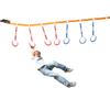Backyard Ninja Ring Hang Gymnastic Fist Swing Monkey Bar Playground Equipment Climbing Attachment Playground Play Set, 2 Red Obstacle Course Fit Rings Jungle Gym Slackline Warrior Training Equipment view 4