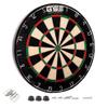 GSE Games & Sports Expert 18" Professional Tournament Official Bristle Dartboard with 100% Staple-Free Bullseye & Ultra-Thin Razor Wire Spider. AAA Grade Africa Self-Healing Sisal Fibers view 1