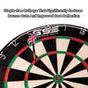 GSE Games & Sports Expert 18" Professional Tournament Official Bristle Dartboard with 100% Staple-Free Bullseye & Ultra-Thin Razor Wire Spider. AAA Grade Africa Self-Healing Sisal Fibers view 3