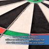 GSE Games & Sports Expert 18" Professional Tournament Official Bristle Dartboard with 100% Staple-Free Bullseye & Ultra-Thin Razor Wire Spider. AAA Grade Africa Self-Healing Sisal Fibers view 4