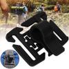 10 Pcs Tube Clip, 360-Degree Rotatable Hydration Tube Clips Water Tube Clip for Camping Hiking Outdoor Backpack Buckle Backpack Accessories(Black) view 3