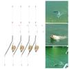VBESTLIFE Fishing Bait Trap Cage 4PCS Method Feeder with Built-in Weights 20g 30g 40g 50g Options Carp Fishing Bait Holder ABS Iron Feeders for Freshwater Fishing (50g) view 4