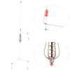4Pcs Fishing Feeder Bait Cage, Fishing Lure Trap Basket Feeder Holder with Hooks Fish Tackle Accessories(30g) view 2