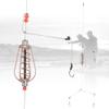 4Pcs Fishing Feeder Bait Cage, Fishing Lure Trap Basket Feeder Holder with Hooks Fish Tackle Accessories(30g) view 3