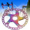 Disc Brake Rotors, Colorful Cycling Disc Brake Rotor with 6 Bolts Holes for Mountain and Road (203mm) view 4
