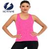 ICTIVE Womens Cross Backless Workout Tops for Women Racerback Open Back Shirts Athletic Sleeveless Clothes Rose L view 2