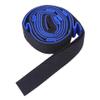 2m Yoga Stretch Belt, Exercise Band Long Elastic Flat Band Yoga Flexibility Leg Training Bands Strap for Exercise Fitness(Blue + Black)