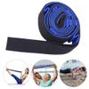 2m Yoga Stretch Belt, Exercise Band Long Elastic Flat Band Yoga Flexibility Leg Training Bands Strap for Exercise Fitness(Blue + Black) view 3