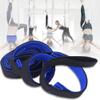 2m Yoga Stretch Belt, Exercise Band Long Elastic Flat Band Yoga Flexibility Leg Training Bands Strap for Exercise Fitness(Blue + Black) view 4