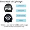 BONDYUEN Swim Cap Fit Kids Boys Girls Men Women with Short or Medium Hair Fun Cute Design Patterns Silicone Swimming Caps (Black) view 4