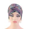 HZUX Printed Turbans for Women Muslim Hijab Wrap Head Scarf Headwear Head Scaves Chemo Cancer Hats view 2