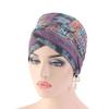 HZUX Printed Turbans for Women Muslim Hijab Wrap Head Scarf Headwear Head Scaves Chemo Cancer Hats view 3