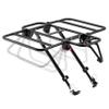 Vincita Expandable Bike Front Rack  Wide Pizza Rack Flatbed Platform with Foldable Wings  Fits 26" to 29" Wheels  Alloy Cargo Carrier for Commuting, Grocery & Touring (Black) view 1