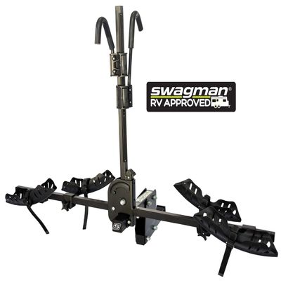 Swagman Dispatch RV Approved Hitch Mount Bike Rack, Black