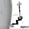 Swagman Dispatch RV Approved Hitch Mount Bike Rack, Black view 2