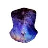 IBAKOM Unisex Face Scarf Bandana Galaxy Balaclava Wide Seamless Rave Neck Gaiters Sports Tube Headwear Multifunctional UV Windproof Sunscreen Headwrap for Dust Mask Starry sky Purple One Size view 1