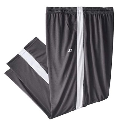 Russell Athletic Men's Big and Tall Dri-Power Pant, Grey Stripe XLarge Tall