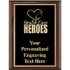Crown Awards Health Care Heroes Classic Wood Plaques, 7 x 9 Custom Engraved Health Care Heroes Trophy Plaque Award Prime view 1