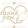 Crown Awards Thank You with Heart Medical Classic Wood Plaques, 7 x 9 Custom Engraved Thank You Trophy Plaque Award Prime view 2