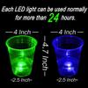 Glow in The Dark Beer Pong Set,Light up Beer Pong Cups for Indoor Outdoor Nighttime Competitive Fun,22 Glowing Cups(11 Green &11 Blue), 6 Glowing Balls, Waterproof- Party Game view 2