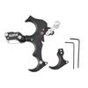 ZSHJGJR Archery Compound Bow Release Thumb Trigger 360Rotation Clamp Thumb Bow Release Aids 3/4 Finger Grip for Left Right Hand view 4