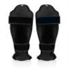 Fairtex SP5 Muay Thai Shin Guards for Men, Women, Kids | Shinguards are Premium, Lightweight & Durable | Extended Protection to Avoid shin splints During Training or Sparring - XSmall,Black view 2