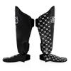 Fairtex SP5 Muay Thai Shin Guards for Men, Women, Kids | Shinguards are Premium, Lightweight & Durable | Extended Protection to Avoid shin splints During Training or Sparring - XSmall,Black view 3