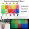 Dovesun Fishing Beads - Glow in Dark, Colorful Floating Beads for Saltwater Fishing Rigs - 10 Colors, 6mm/0.24in (600pcs) view 2