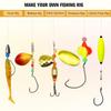 Dovesun Fishing Beads - Glow in Dark, Colorful Floating Beads for Saltwater Fishing Rigs - 10 Colors, 6mm/0.24in (600pcs) view 3