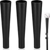 Sumind 3 Pieces Batting Tee Topper Replacement Batting Tee Basic Ball Rest Rubber Cup for Baseball Softball Practice Training Hitting Ball view 1