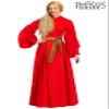 Fun Costumes Women's Princess Bride Plus Size Buttercup Dress - Iconic Movie Costume for Cosplay, Halloween, or Themed Parties, 2X, Red view 2