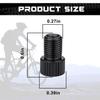 Bike Presta Valve Adapter tire Inflatable Valve Adaptor Aluminum-Convert Presta Valve to Schrader valves, French UK to US, Bike Inflatable Connector (5 Pack) view 2