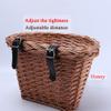 Kids Front Handlebar Bike Basket Detachable Bicycle Basket Handmade Bicycle Storage Container Bike Accessory for Handbag Pets Umbrella view 4