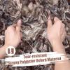 iunio Camo Netting Camouflage Netting, Camo Net Bulk Roll Camouflage Mesh Nets for Hunting Blind Deer Stand Military Party Decorations Sunshade Shooting (Hunting Dry Grass Camo, 4.9ft*32.8ft/1.5m*10m) view 2