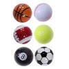 BESPORTBLE 6pcs Sports Theme Practice for Outdoor Training Includes Tennis Basketball Baseball Rugby and Billiards Rubber Design for Distance Use view 1