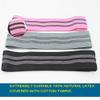 Abelyn Unisex Fitness Workout Belts Hip Resistance Bands Set 3 Different Resistance Levels Same Size Non-Slip Design Fabric Squat Bands for Legs, Butt and Thigh (Black Grey Pink Set) view 4
