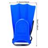Keen so 1 Paar Kids Diving Short Flippers PVC Swimming Training Fins Lightweight Scuba Flippers(Blue) Diving view 2