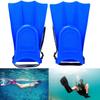 Keen so 1 Paar Kids Diving Short Flippers PVC Swimming Training Fins Lightweight Scuba Flippers(Blue) Diving view 3