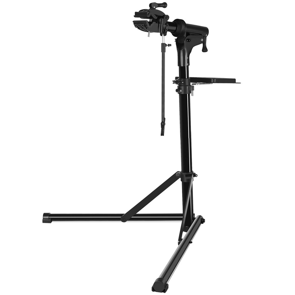 CXWXC Bike Repair Stand -Shop Home Bicycle Mechanic Maintenance Rack- Bike Workstands for Mountain Bike and Road Bike (rs100) (Black)
