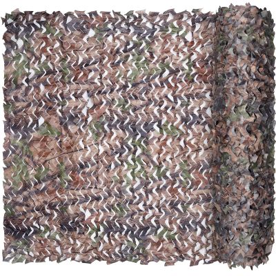iunio Camo Netting Camouflage Netting, Camo Net Bulk Roll Camouflage Mesh Nets for Hunting Blind Deer Stand Military Party Decorations Sunshade Shooting (Bionic Tree Camo, 4.9ft*32.8ft/1.5m*10m)