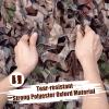 iunio Camo Netting Camouflage Netting, Camo Net Bulk Roll Camouflage Mesh Nets for Hunting Blind Deer Stand Military Party Decorations Sunshade Shooting (Bionic Tree Camo, 4.9ft*32.8ft/1.5m*10m) view 2