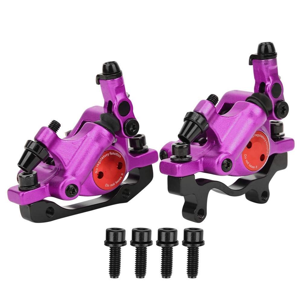 HB-100 Aluminium Alloy Hydraulic Disc Brake Set Front Rear for Mountain Road Carabiner Riding Racks and Storage(??