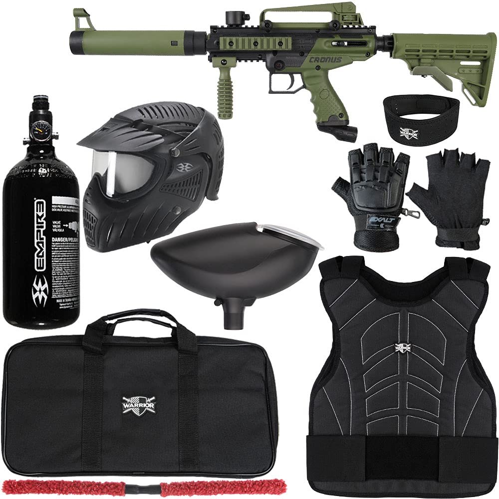 Action Village Tippmann Cronus Basic & Tippmann Cronus Tactical Paintball Gun Protector Package Kit 2 (Tactical - Olive/Black, Large/X-Large)