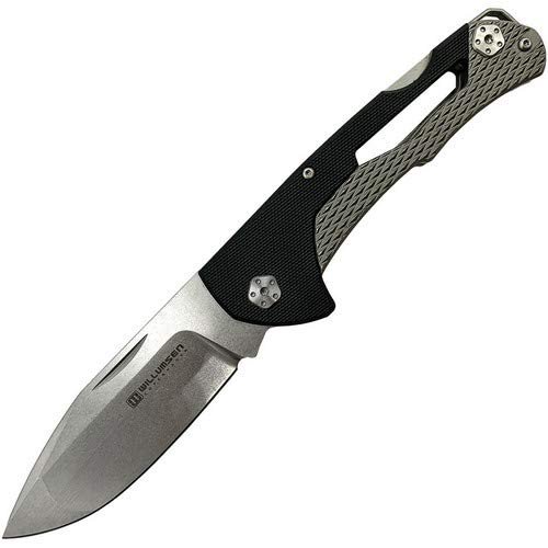 Willumsen Copenhagen CO19SBL Cobra Ace Lockback SW Black Folding Blade Knife