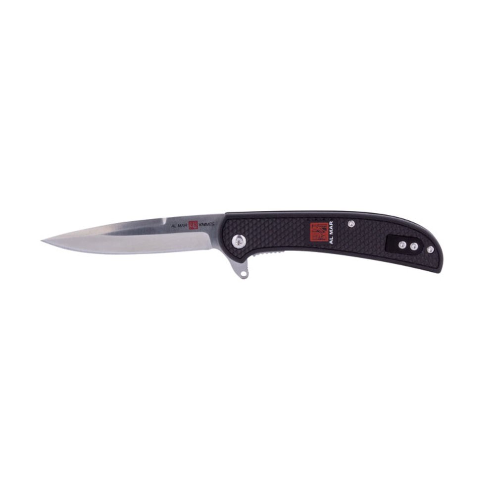 Al Mar Knife UTAS CBB 8CR 56HRC Satin 2.75IN TRAD GLNYLON Black