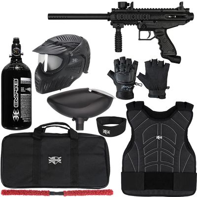 Action Village Tippmann Cronus Basic & Tippmann Cronus Tactical Paintball Gun Protector Package Kit 2 (Basic - Black/Black, Small/Medium)