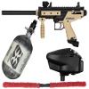 Action Village Tippmann Cronus Basic & Cronus Tactical Competition Paintball Gun Package Kit w/ 68/4500 Air Tank (Basic - Tan/Black)