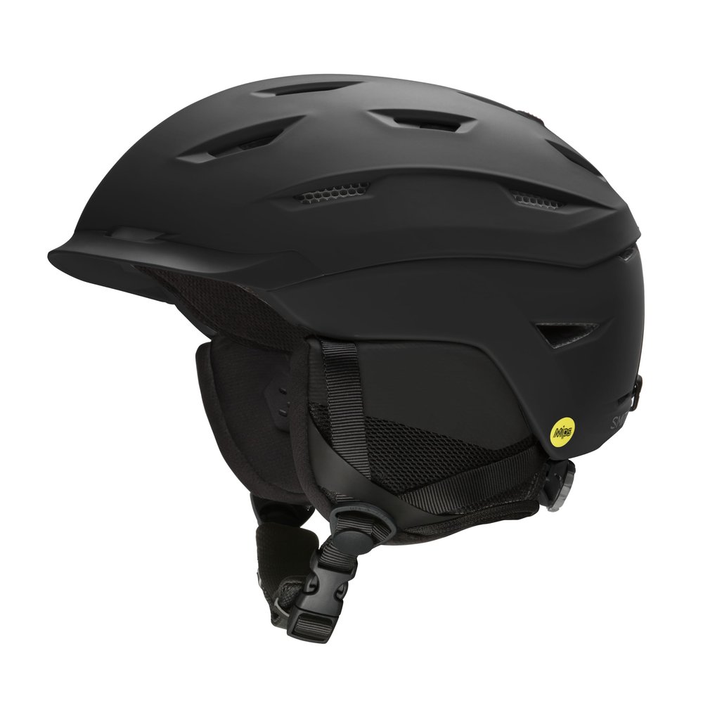 Smith Level Helmet for Men Adult Snowsports Helmet with MIPS Technology + Zonal Koroyd Coverage Lightweight Protection for Skiing & Snowboarding Matte Black, Medium
