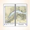 Paradise Cay Publications NOAA BookletChart 18532: Columbia River Bonneville to The Dalles; The Dalles; Hood River view 2